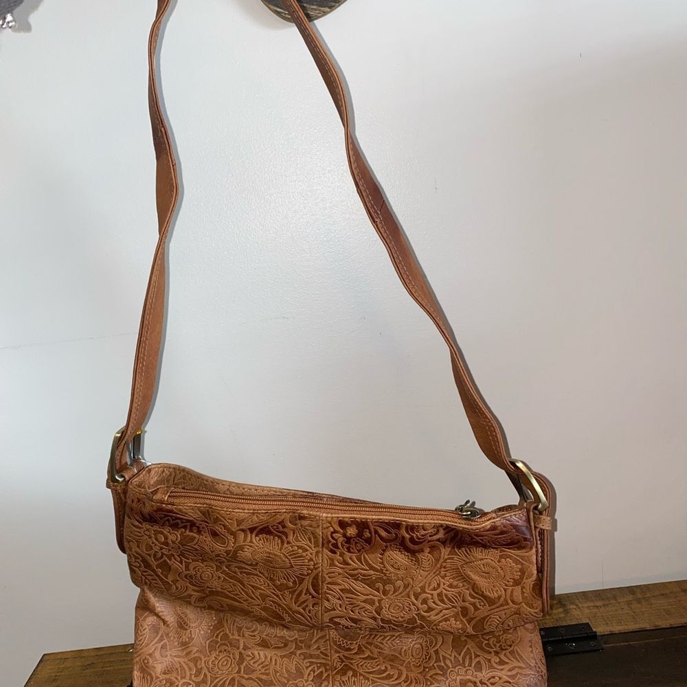Massini Embs Pigskin Hobo Purse NWT